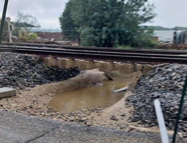 Voie ferrée
        inutilisable près de Vergèze le mardi 20 octobre 2026