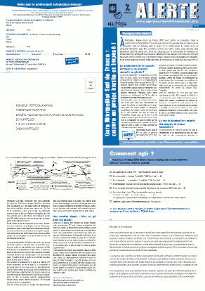 Brochure
          Agir pour l'Environnement + Vélocité Languedoc + ATTAC
          Montpellier